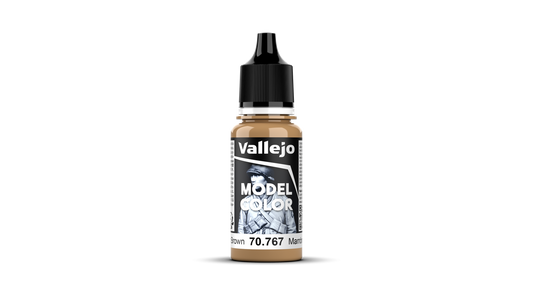 Vallejo Model Color: #138 - Desert Brown - 18 ml Matt Acrylic Paint