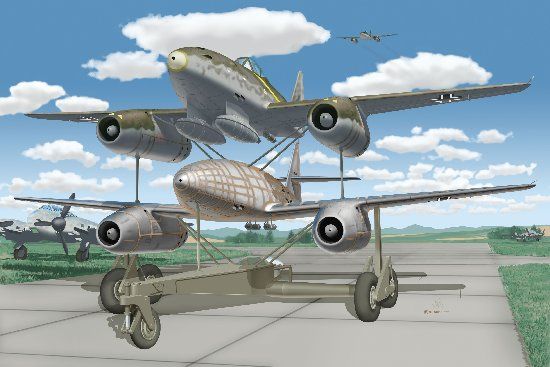 Dragon 1/48 Mistel Me262 Plastic Model Kit