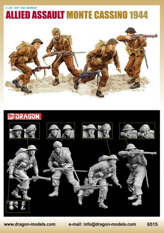 Dragon 1/35 Allied Assault (Monte Cassino 1944) Plastic Model Kit