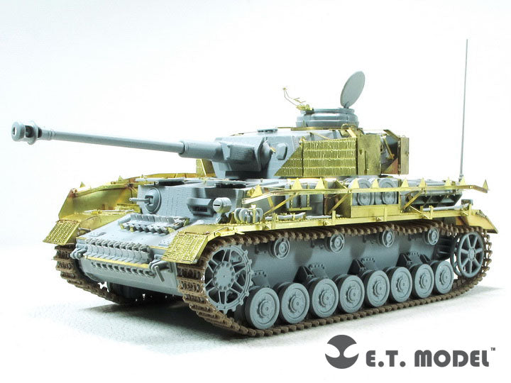 E.T. Model 1:35 WWII German Pz.Kpfw.IV Ausf.H w/Zimmerit Schurzen(Mid version) Detail Set