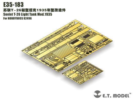 E.T. Model 1:35 Soviet T-26 Light Tank Mod.1935