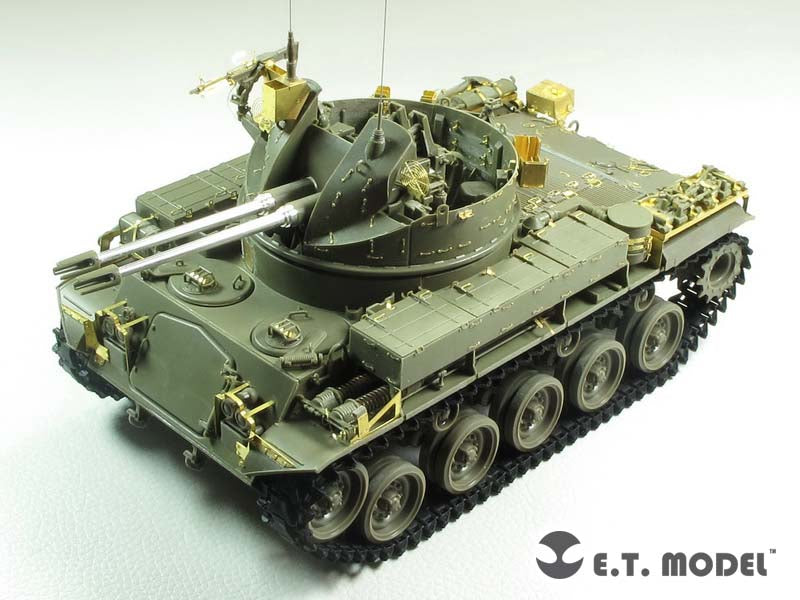 E.T. Model 1:35 US Army M42A1 Self-Propelled Anti-Aircraft gun late type