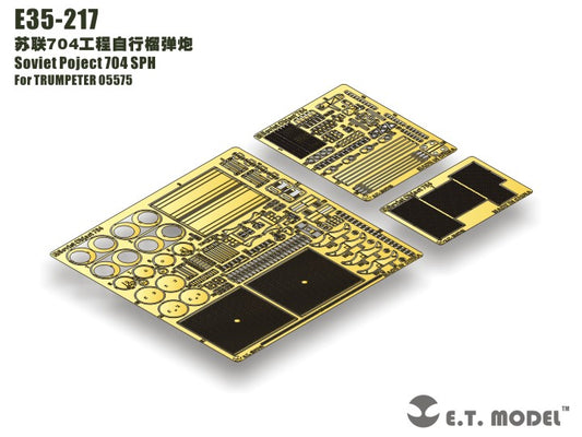 E.T. Model 1:35 Soviet Project 704 SPH Detail Set