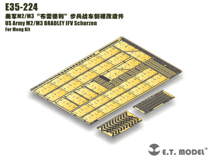 E.T. Model 1:35 US Army M2/M3 BRADLEY IFV Schurzen Detail Set