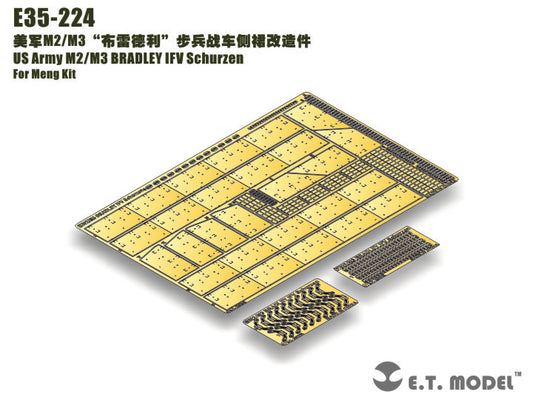 E.T. Model 1:35 US Army M2/M3 BRADLEY IFV Schurzen Detail Set