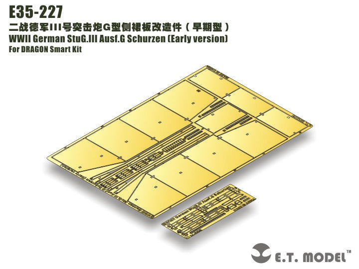 E.T. Model 1:35 WWII German StuG.III Ausf.G Schurzen (Early version)