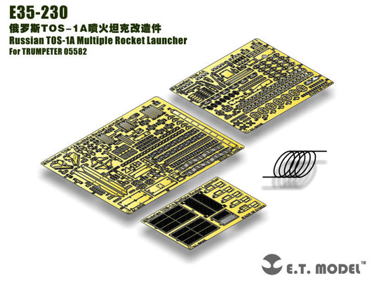 E.T. Model 1:35 Russian TOS-1A Multiple Rocket Launcher Detail Set