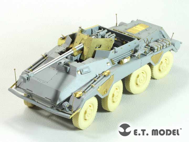 E.T. Model 1:35 WWII German Sd.Kfz.234/4 PANZERSPAHWAGEN Detail Set