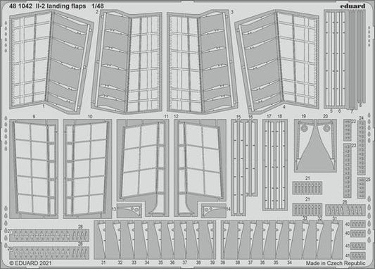 Eduard 1/48 IL-2 landing flaps Photo etched parts