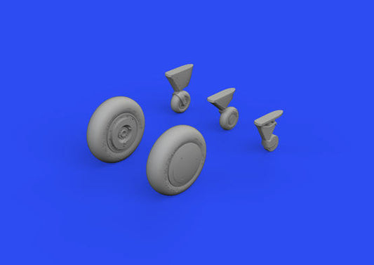 Eduard 1/48 F4F-3 Wildcat wheels early