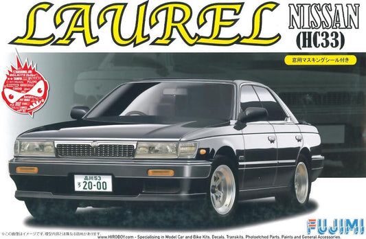 Fujimi 1/24 Nissan Laurel Medalist Club S HC33 w/Window Frame Masking Seal [ID-181] Plastic Model Kit