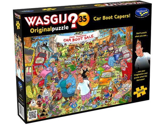 Wasjig? Original #35 Car Boot Capers! 1000pce Puzzle