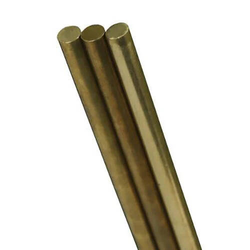 K&S Brass Rod 1.5 x 1000mm (3 Packs of 5)