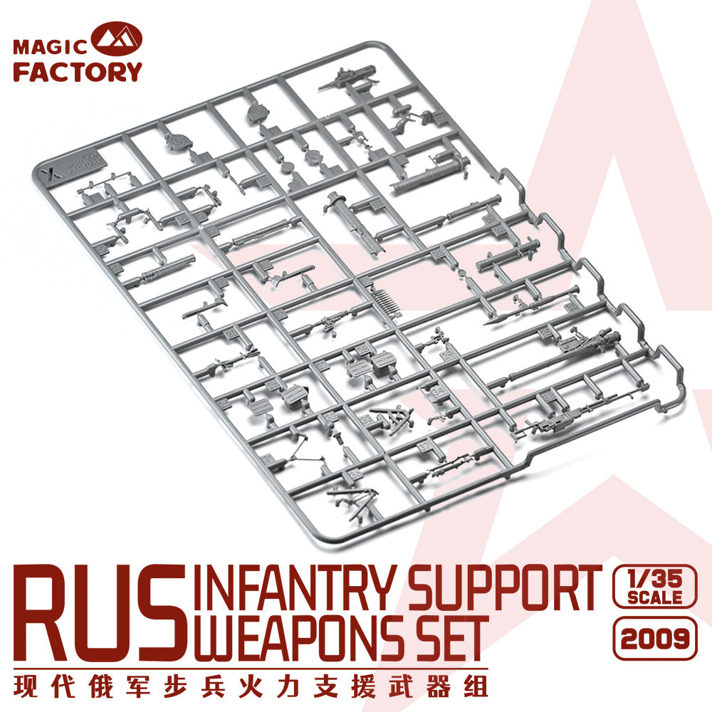 Magic Factory 1/35 Russian Infantry Support Weapons Set Plastic Model Kit