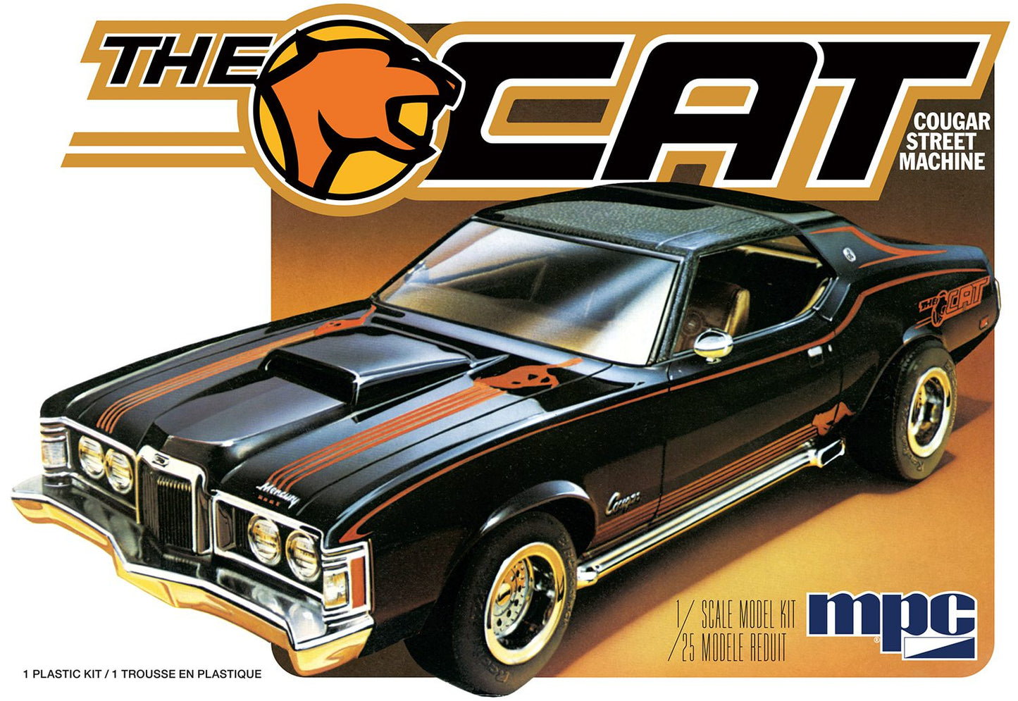 MPC 1/25 1973 Mercury Cougar "The Cat" Plastic Model Kit