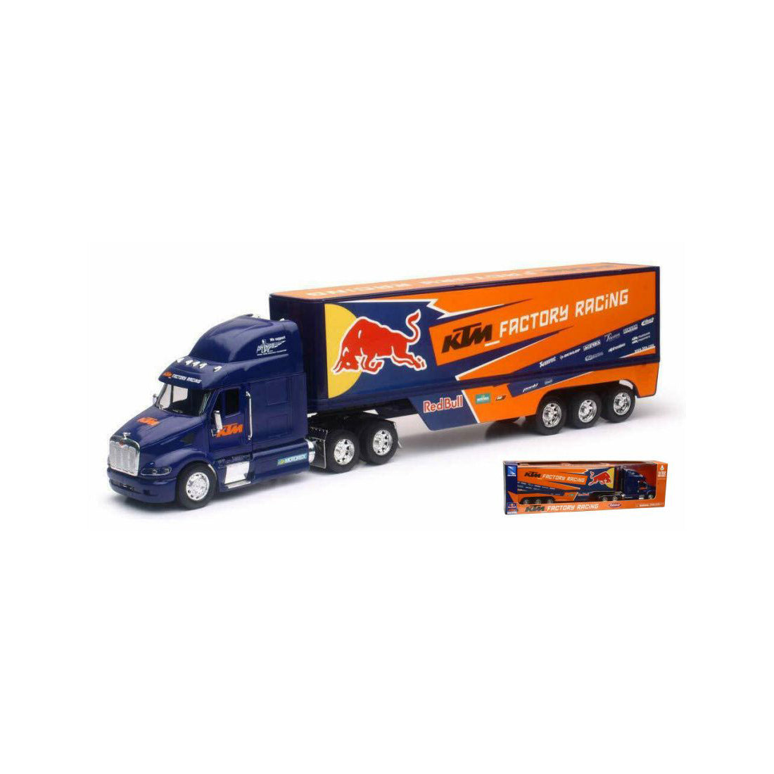 NewRay 1/32 Red Bull KTM Factory Racing Peterbilt Truck