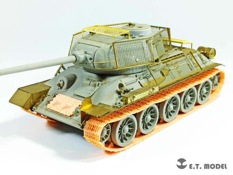 E.T. Model 1/35 Soviet T-34 500mm Width Cast Links（Type 1942）Workable Track (3D Printed)