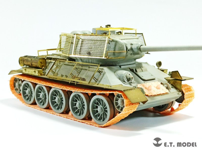 E.T. Model 1/35 Soviet T-34 500mm Width Cast Links（Type 1942）Workable Track (3D Printed)