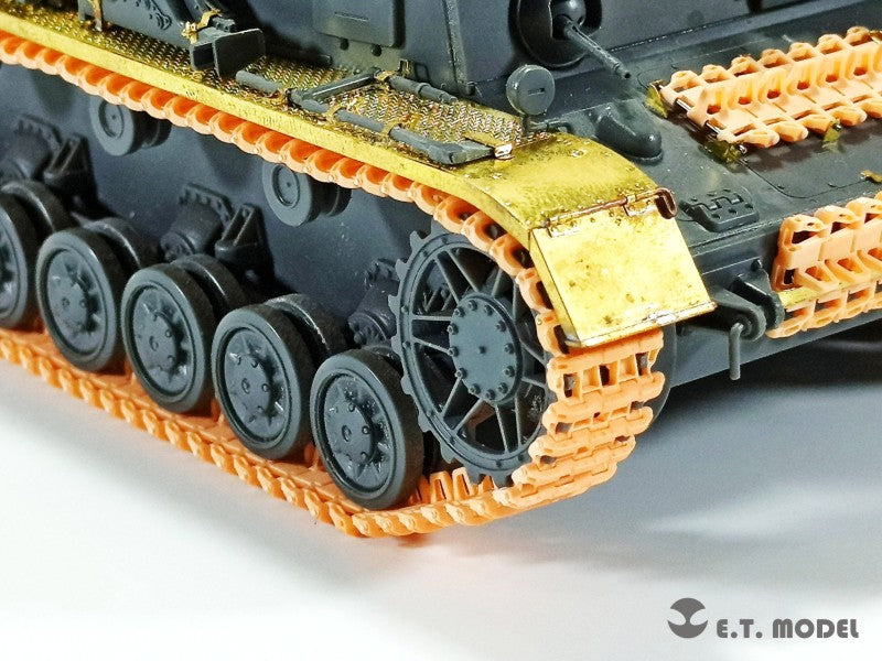 E.T. Model 1/35 WWII German Pz.Kpfw.III/IV（Type 3A）Workable Track(3D Printed)