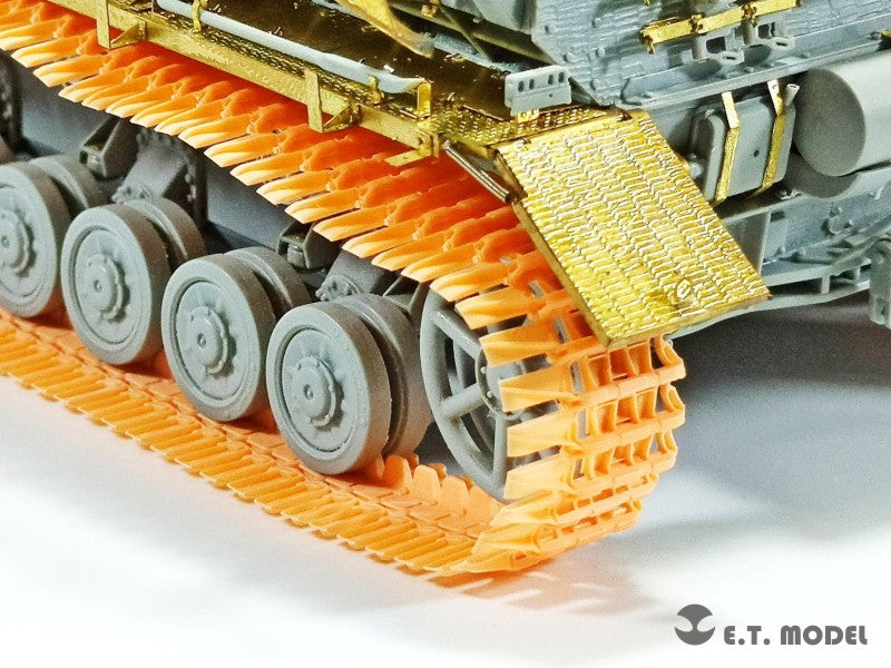 E.T. Model 1/35 WWII German Pz.Kpfw.III/IV（(Based on Type 3,Narrow））WinterKetten Track(3D Printed)