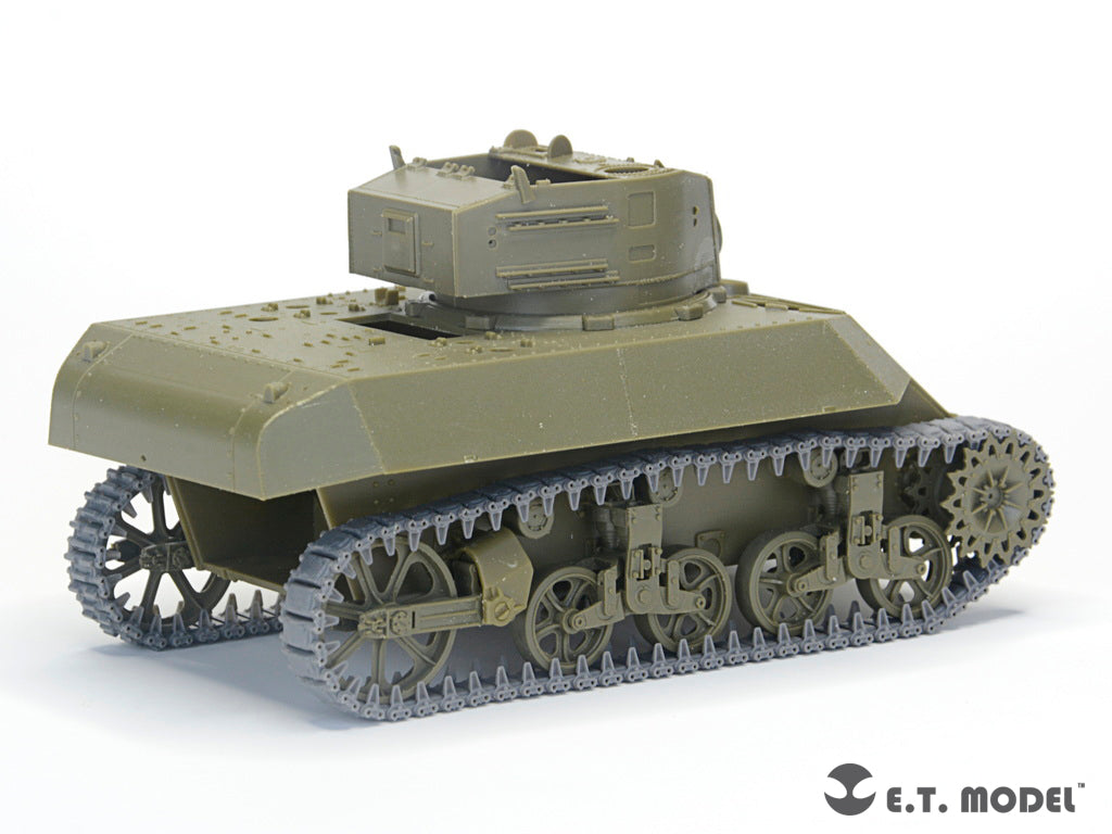 E.T. Model 1/35 WWII US ARMY M3/M5 Stuart Light Tank T16 Workable Track(3D Printed)