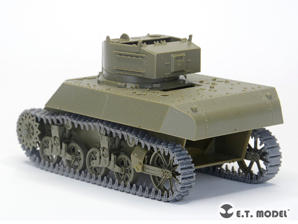 E.T. Model 1/35 WWII US ARMY M3/M5 Stuart Light Tank T36E6 Workable Track (3D Printed)