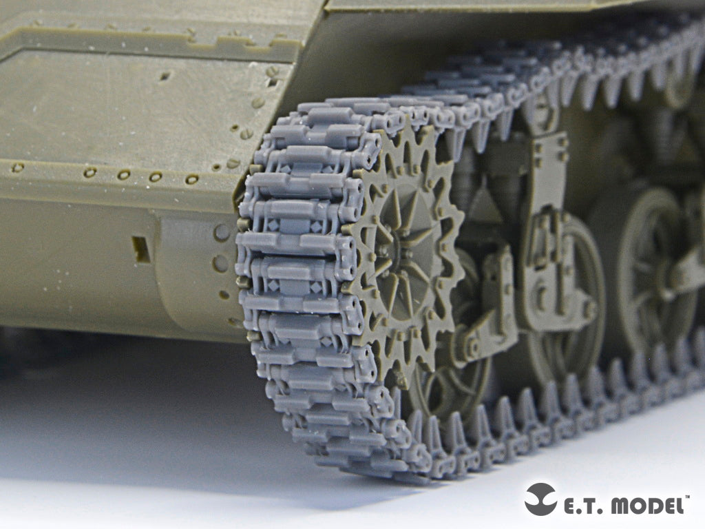 E.T. Model 1/35 WWII US ARMY M3/M5 Stuart Light Tank T36E6 Workable Track (3D Printed)