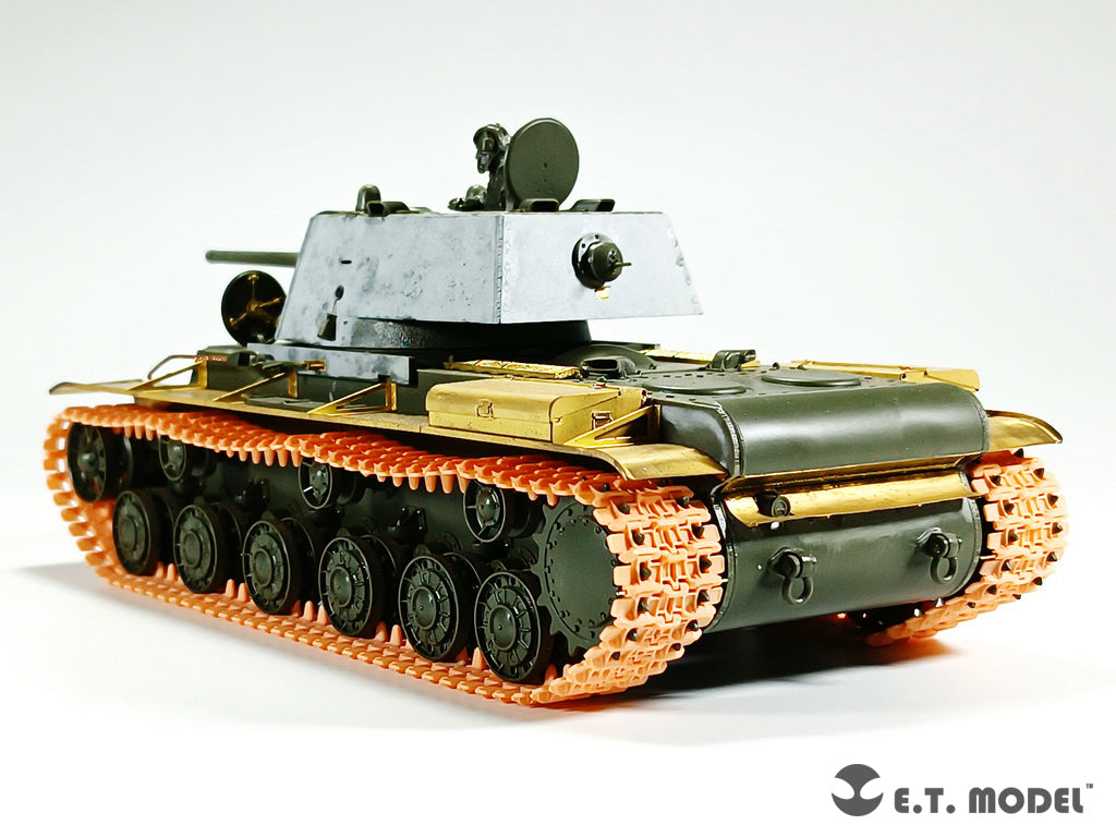 E.T. Model 1/35 Russian KV-1/2 Heavy Tank （700mm Early version) Workable Track