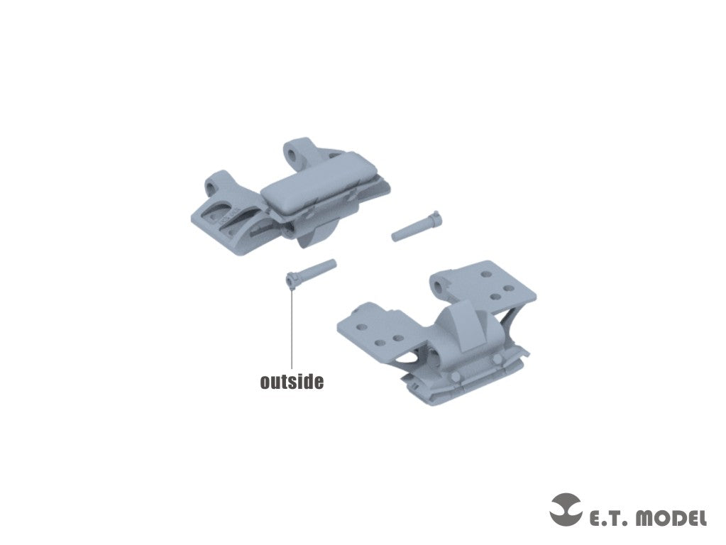 E.T. Model 1/35 WWII German Sd.Kfz.7(8t) Sprockets & Track links(3D Printed)