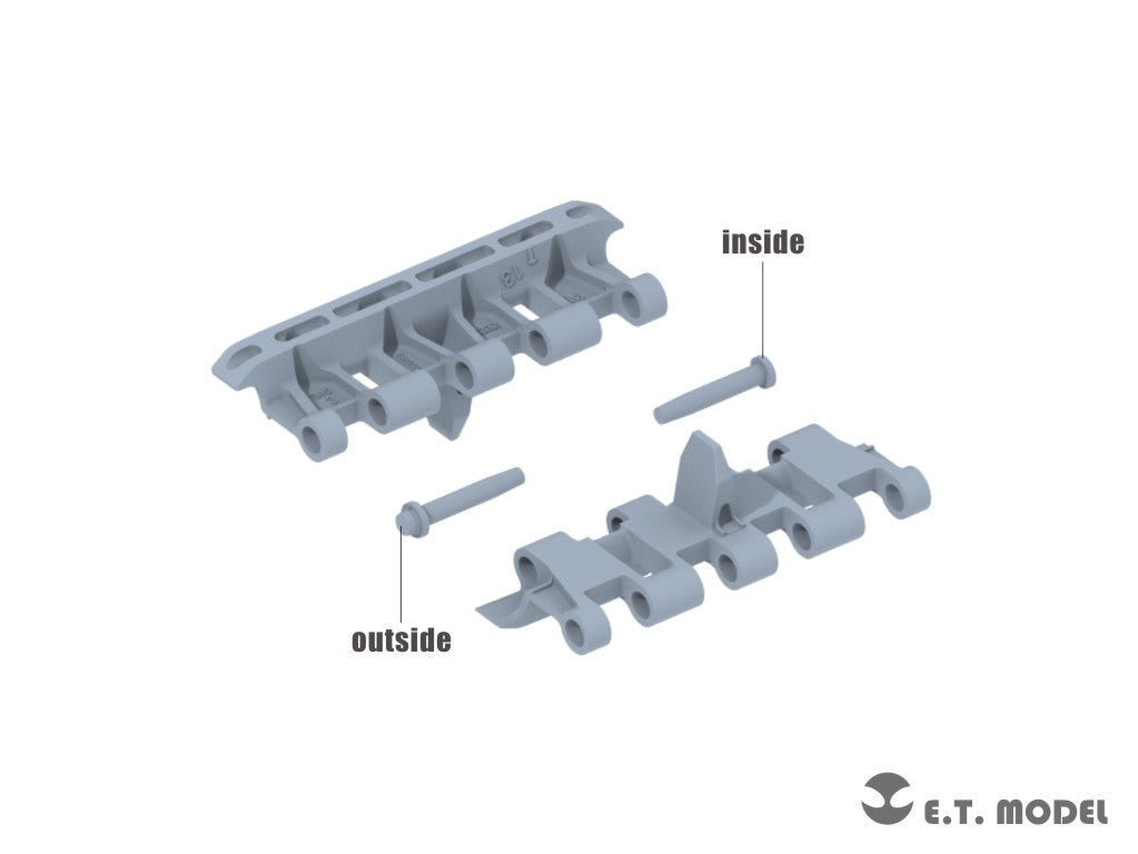 E.T. Model 1/35 British A34 Comet Cruiser Tank Workable Track(3D Printed)