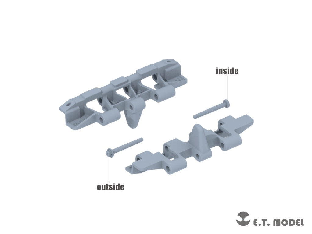 E.T. Model 1/35 WWII German Tiger（P）Workable Track(3D Printed)