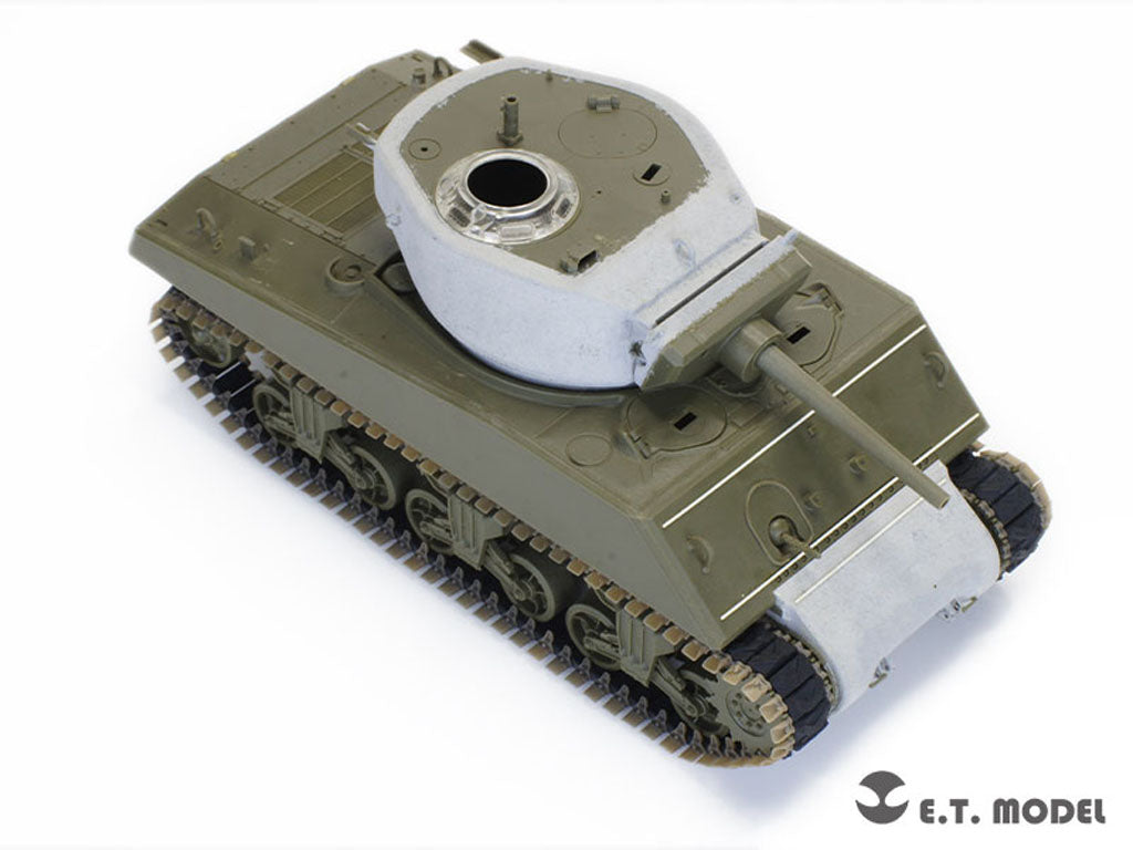 E.T. Model 1/35 WWII US ARMY M4 Sherman T48 w/duck bill（Type 2） Workable Track(3D Printed)