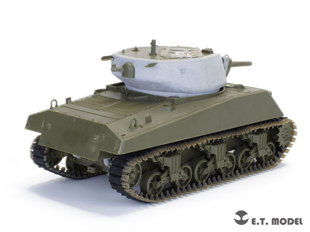 E.T. Model 1/35 WWII US ARMY M4 Sherman T48 w/duck bill（Type 2） Workable Track(3D Printed)