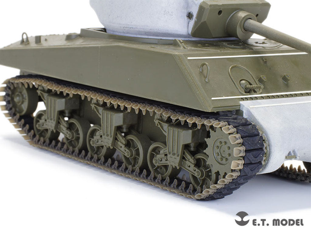 E.T. Model 1/35 WWII US ARMY M4 Sherman T48 w/duck bill（Type 2） Workable Track(3D Printed)