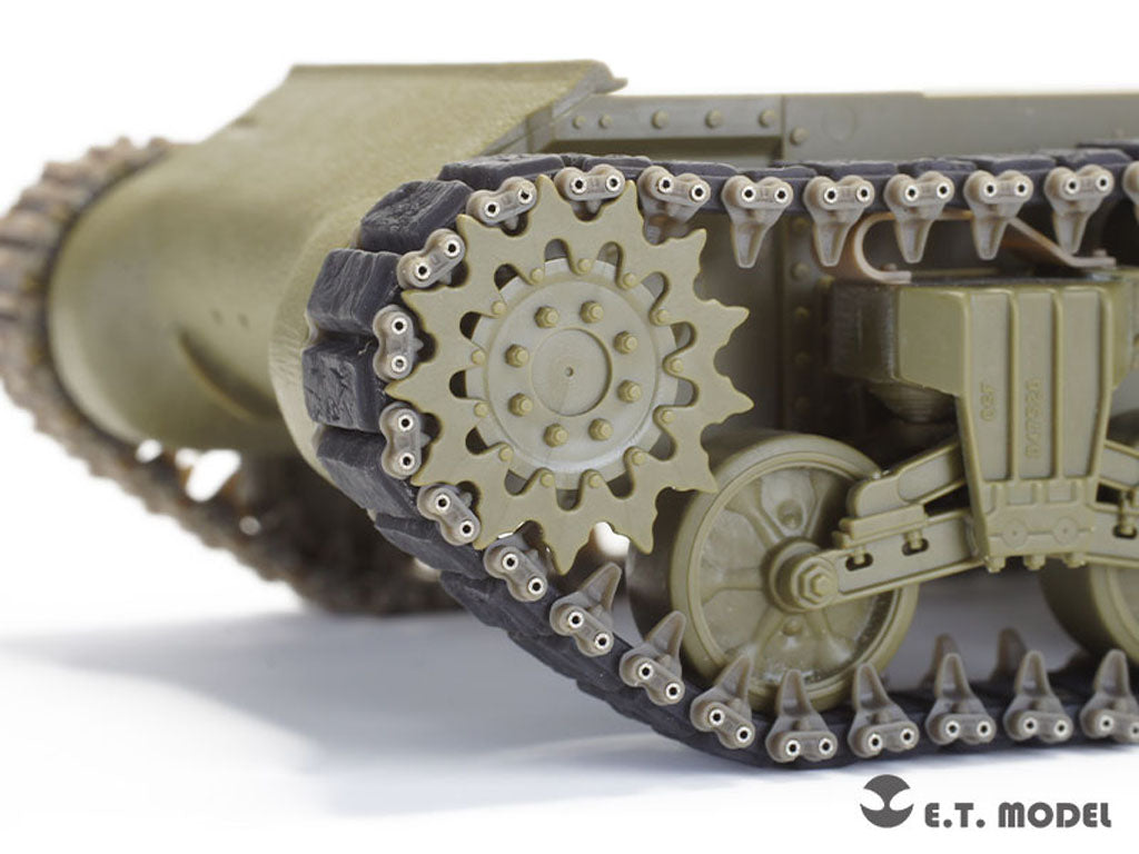 E.T. Model 1/35 WWII US ARMY M4 Sherman T51 Workable Track(3D Printed)