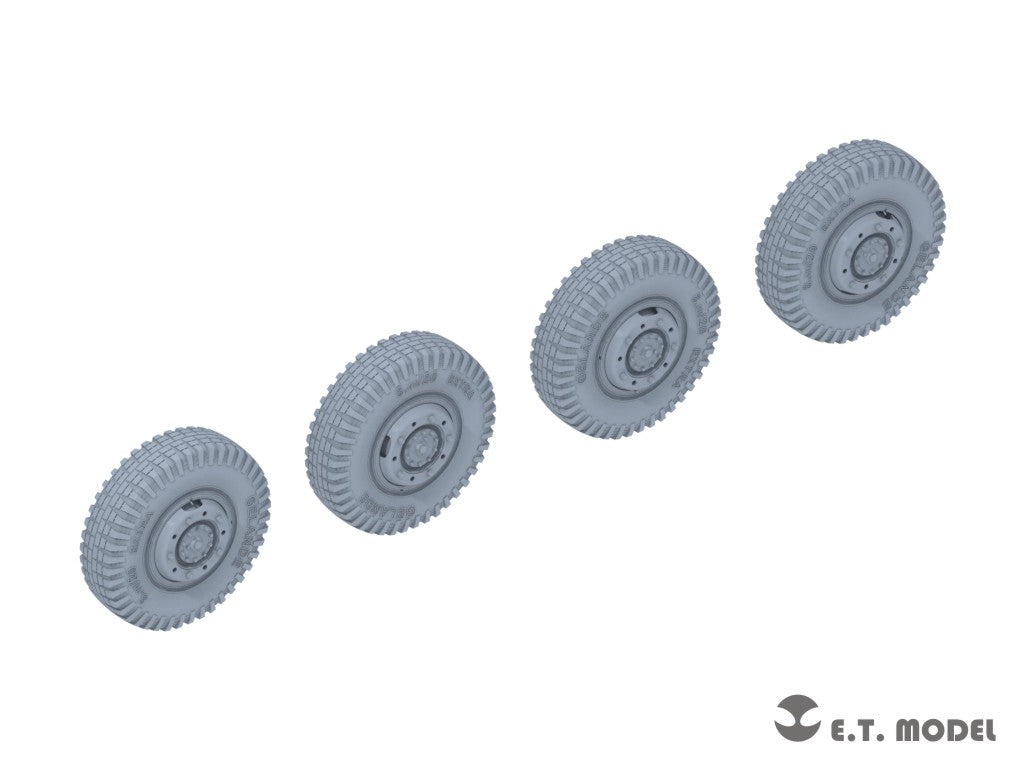 E.T. Model 1/35 WWII German Sd.Kfz.234 Small Diameter Weighted Wheels Type.1