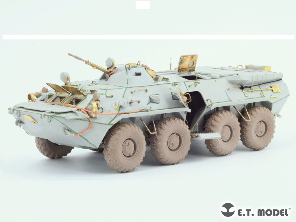 E.T. Model 1/35 Russian BTR-80/80A APC Sagged wheels(Wide)