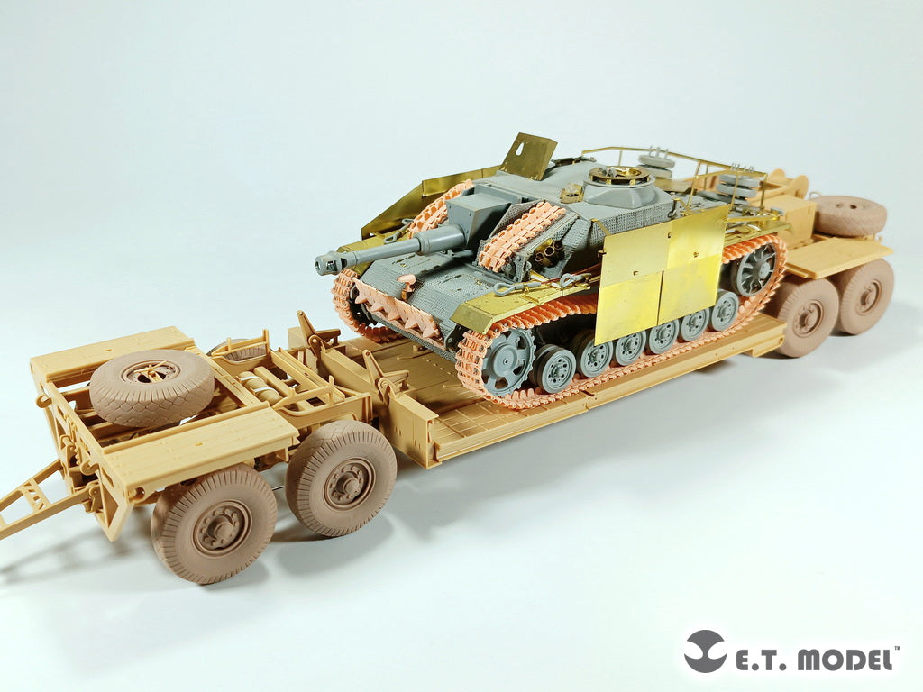 E.T. Model 1/35 WWII German Tank Transporter Sd.Ah.116 Sagged wheels (3D Printed)