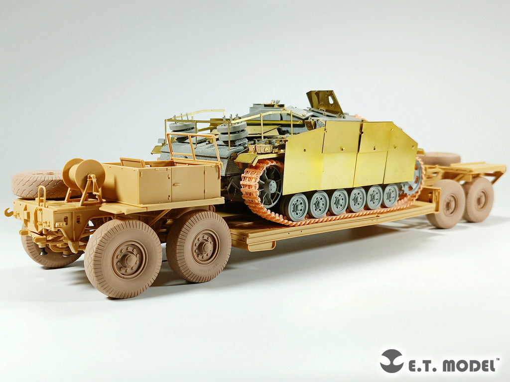 E.T. Model 1/35 WWII German Tank Transporter Sd.Ah.116 Sagged wheels (3D Printed)