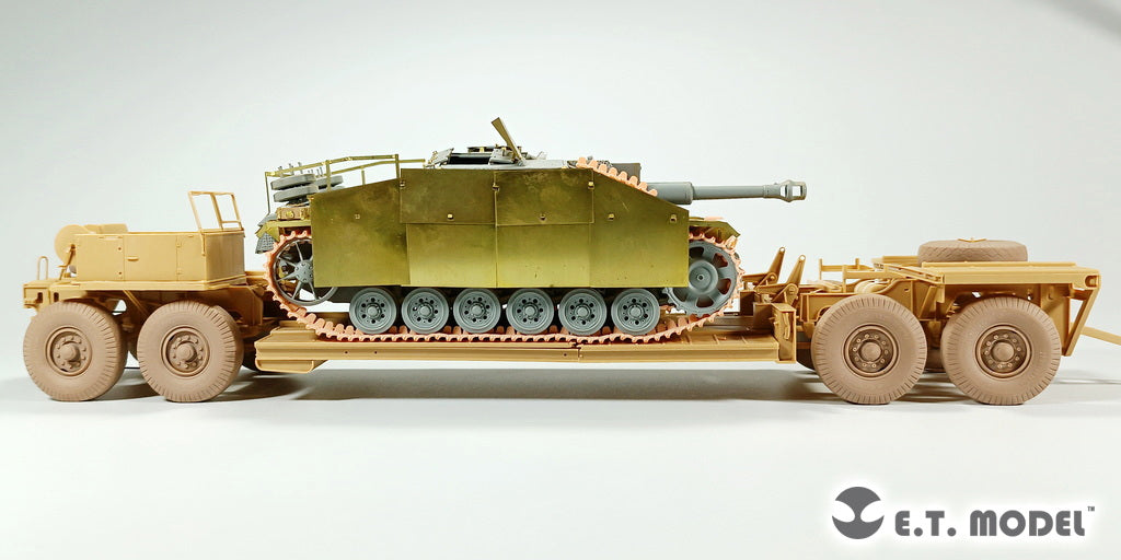 E.T. Model 1/35 WWII German Tank Transporter Sd.Ah.116 Sagged wheels (3D Printed)