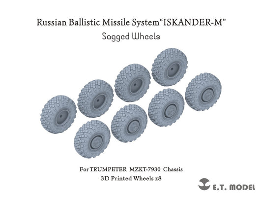 E.T. Model 1/35 Russian Ballistic Missile System “ISKANDER-M” Sagged Wheels