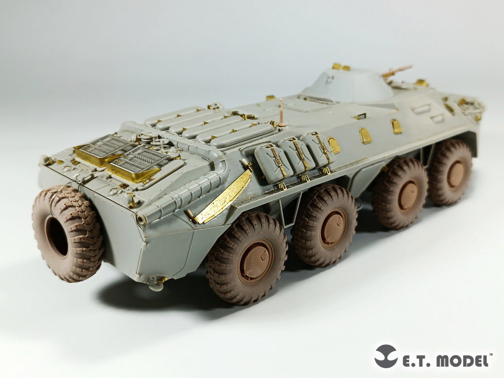 E.T. Model 1/35 Russian BTR-70 APC Sagged Wheels