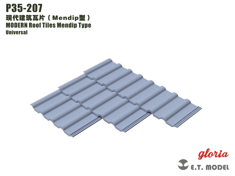 E.T. Model 1/35 MODERN Roof Tiles Mendip Type