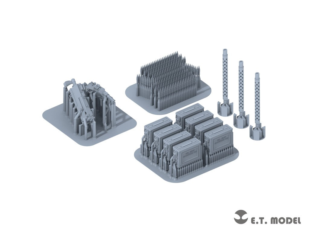 E.T. Model 1:35 WWII U.S.Army M1919 Machine Gun & Ammo Box(Type.1） (3D Printed)