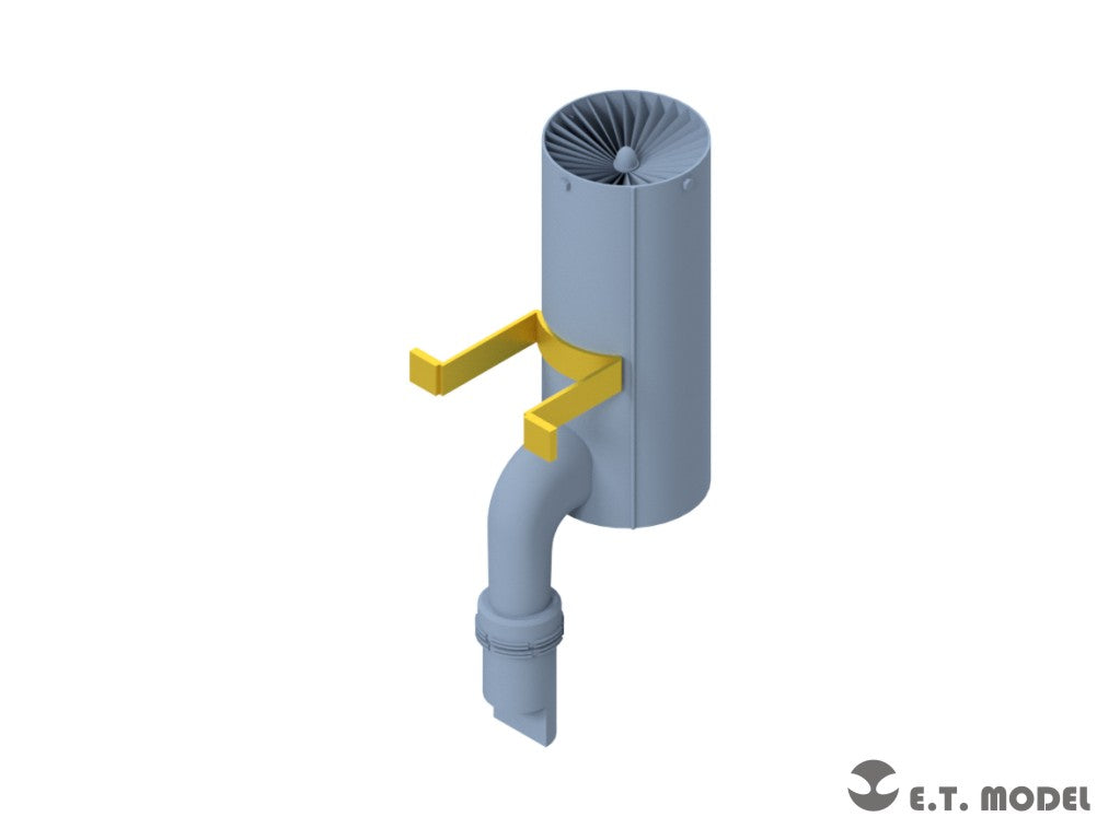 E.T. Model 1/35 Exhaust Muffler (Flammvernichter) for Panther G Late