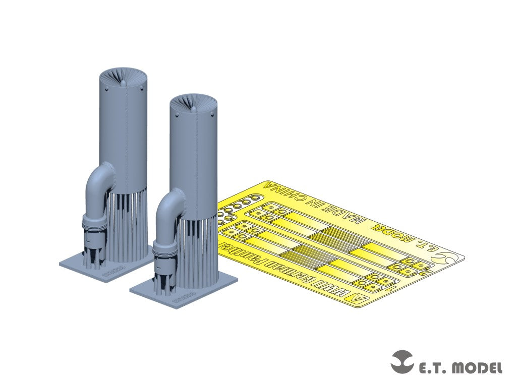 E.T. Model 1/35 Exhaust Muffler (Flammvernichter) for Panther G Late