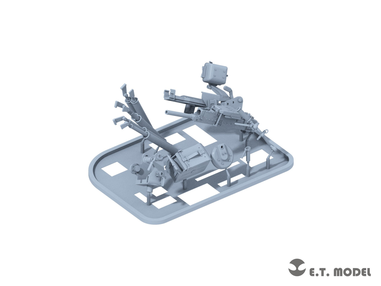 E.T. Model 1/35 Russian 12.7mm NSVT Heavy Machine Gun (For T-72 Family）