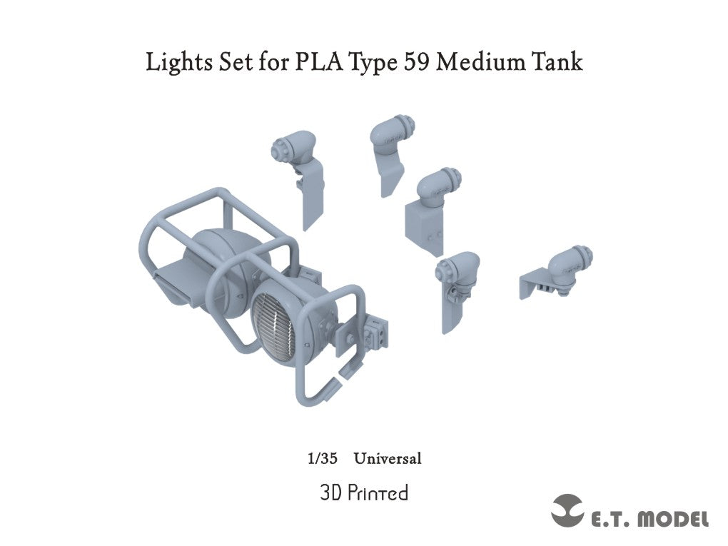 E.T. Model 1/35 Lights Set for PLA Type 59 Medium Tank