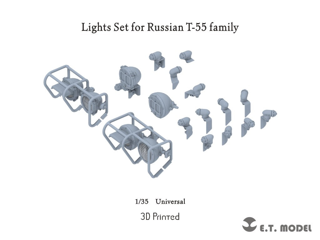 E.T. Model 1/35 Lights Set for Russian T-55 Family