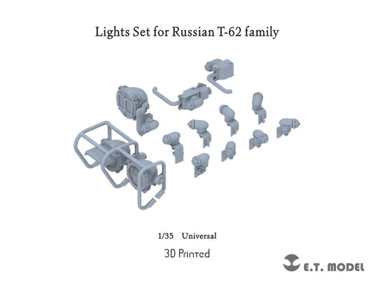 E.T. Model 1/35 Lights Set for Russian T-62 Family